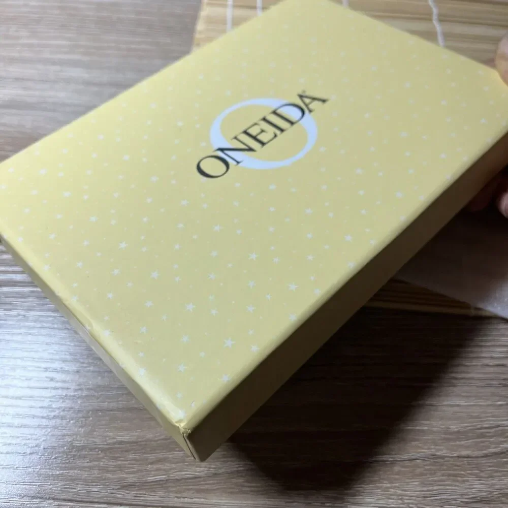 Oneida CHATEAU 18/10 SS 3-Piece Baby Infant Flatware Set NEW Baby Gift Boxed NIB